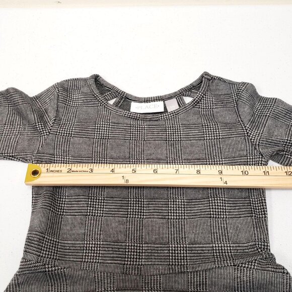 Children's Place Girls Plaid Long Sleeve Dress Size Small 5/6 - Picture 6 of 10